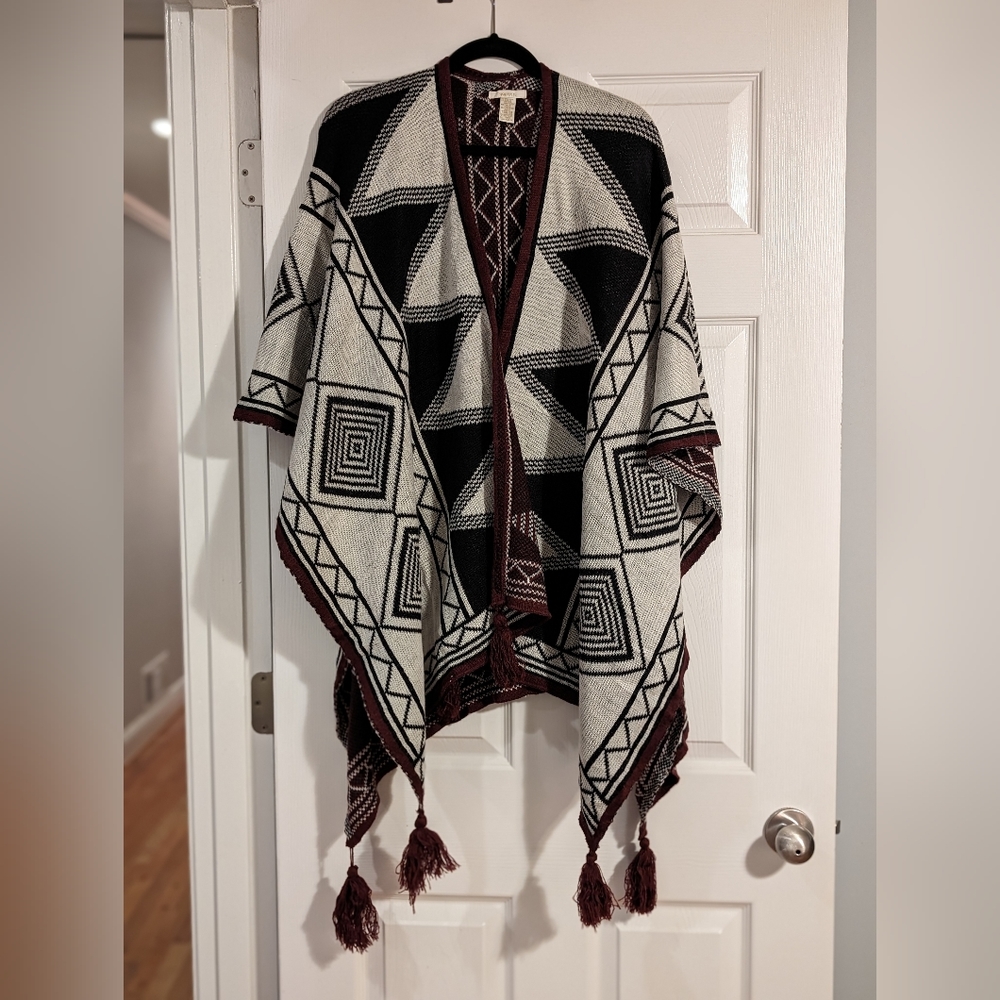Forever 21, boho shawl.